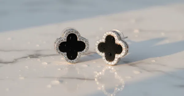 Quatrefoil_Crystal_Silver_Earrings_925_Sterling_Silver